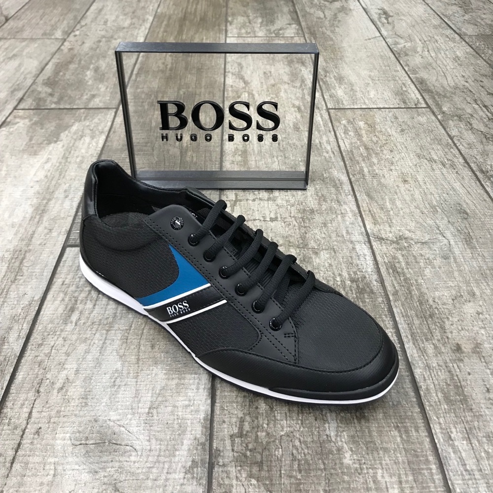 Hugo Boss Men’s Casual Sneakers Blue/Black US 11/ EU 44